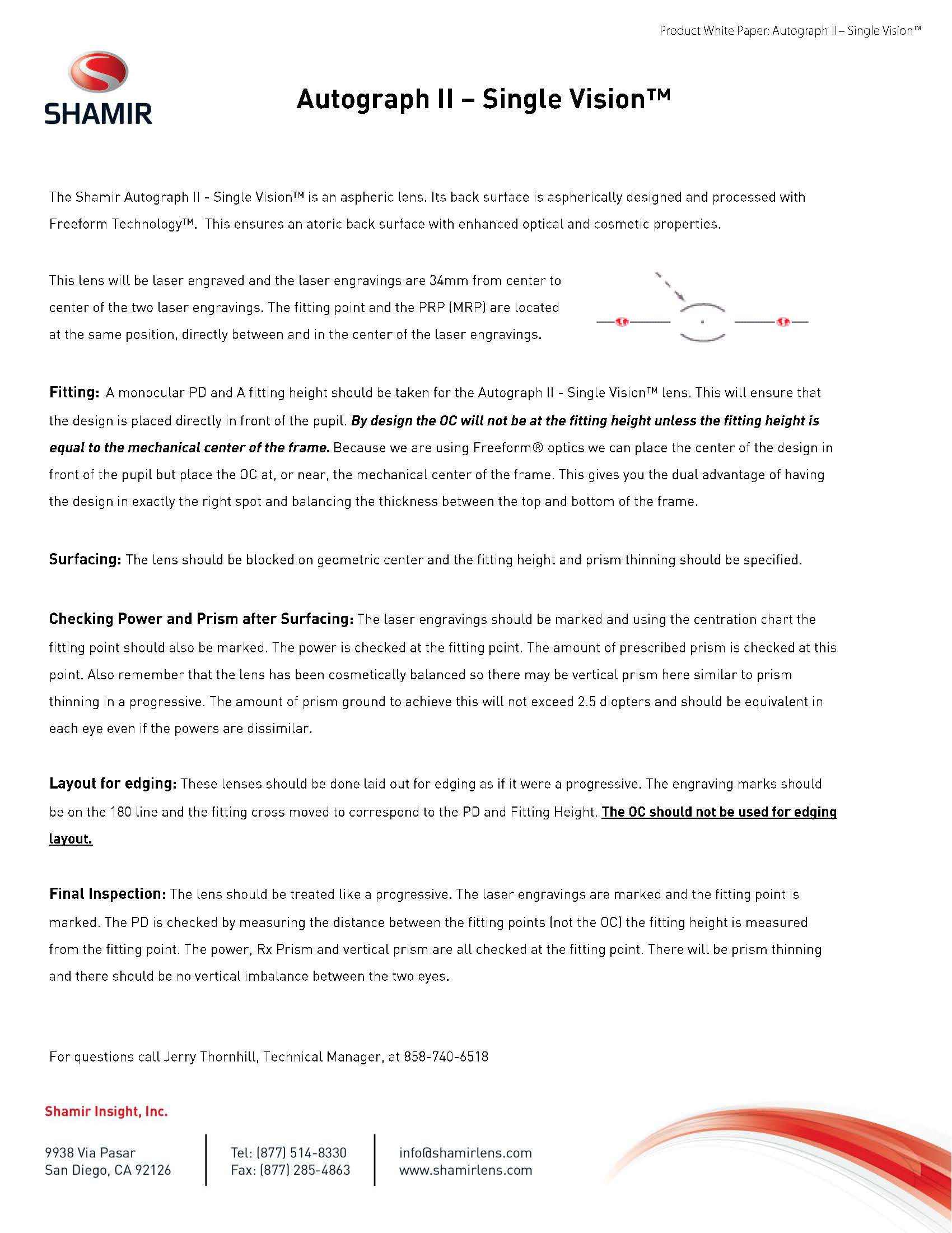 Shamir Lens Resources